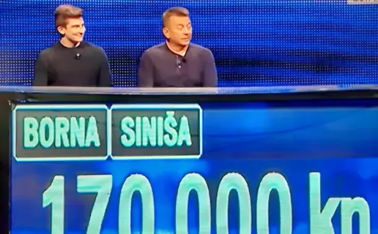 Borna i Siniša su u ožujku 2020. godine u završnoj potjeri imali tek 13 koraka prednosti, no na kraju su uspjeli pobijediti Krešimira Sučevića Međerala i osvojiti ukupno 170.000 kuna. 