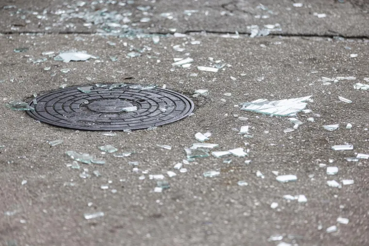 Ovako izgleda mjesto eksplozije u Splitu u kojoj su ozlijeđene dvije osobe