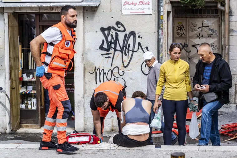 Ozlijeđeni ljudi, staklo posvuda...: Pogledajte kako izgleda mjesto gdje je do&scaron;lo do eksplozije plina