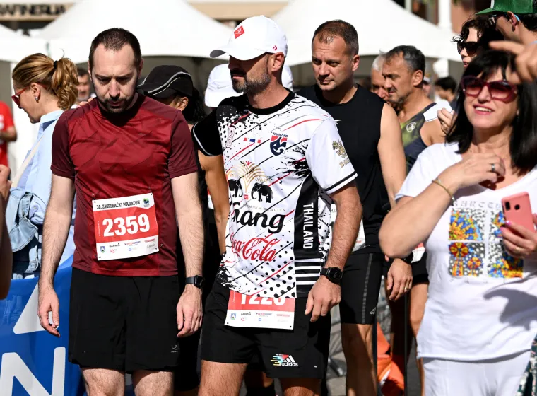 Nakon što je službeno uveo komunalni red u gradu, Tomašević se pridružio 30. po redu Zagrebačkom maratonu