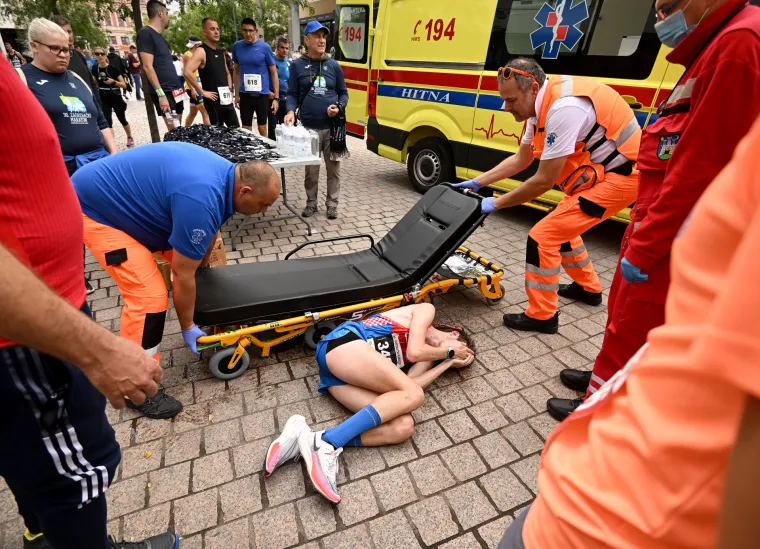 Drama na zagrebačkom maratonu: Hrvatskog atletičara odvela hitna, sru&scaron;io se od bolova