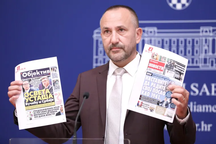 "I to je jako bitno, to je s moje strane i strane HDS-a jedna suverenistička politika, koju je pokazao na&scaron; predsjednik Vlade Aleksandar Plenković jučer u Pragu i ima punu podr&scaron;ku", zaključio je Zekanović, uz lapsus u premijerovu imenu.
