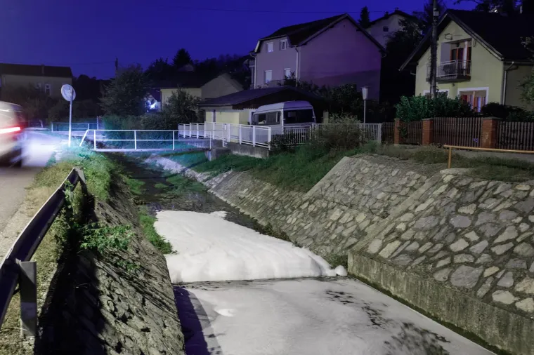 Potok Vrapčak u Zagrebu je pun pjene i mrtvih riba: 'Očito se radi o nečemu otrovnom. Bojim se da nešto od toga ne završi u vodovodu'