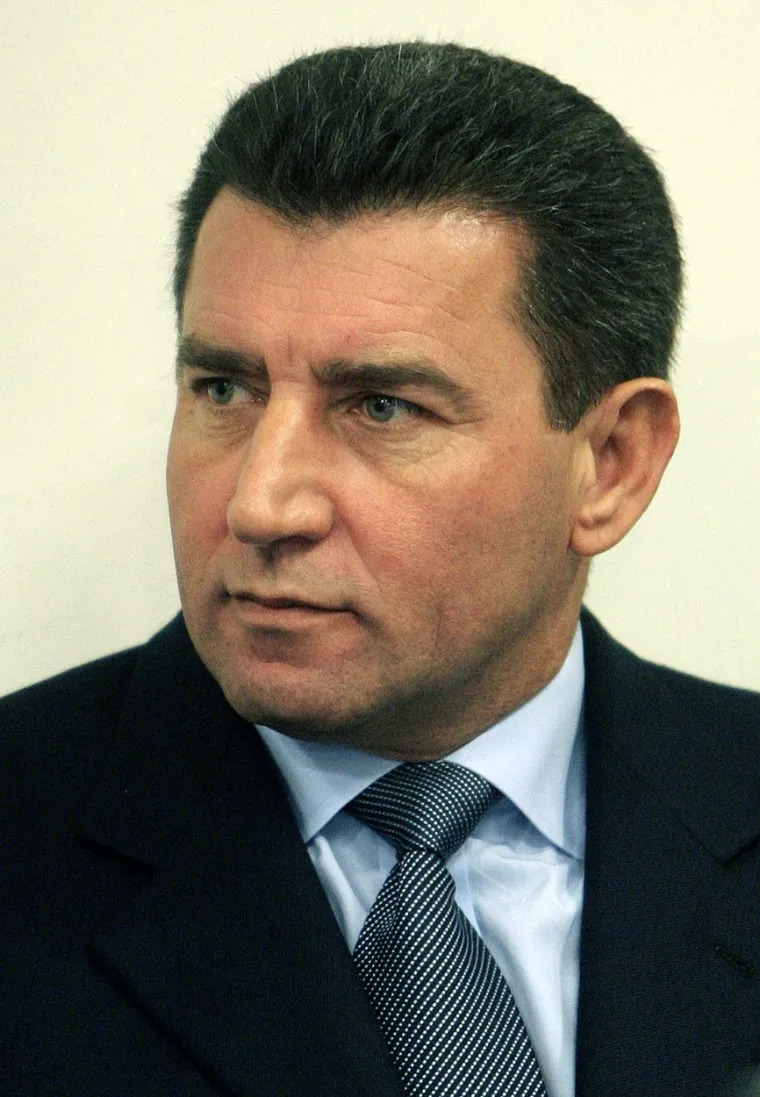 Ante Gotovina prije prvog pojavljivanja pred ha&scaron;kim sudom, 12. prosinca 2005.