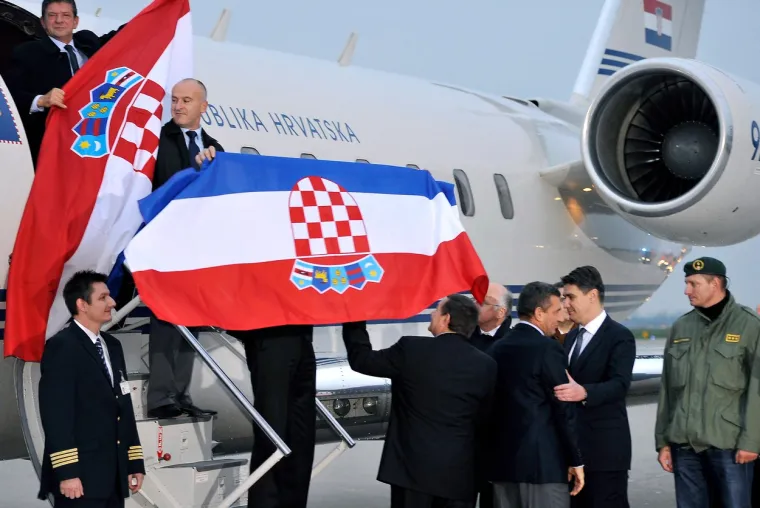 Dolazak Ante Gotovine u Zagreb nakon oslobađajuće presude 16. studenog  2012. 