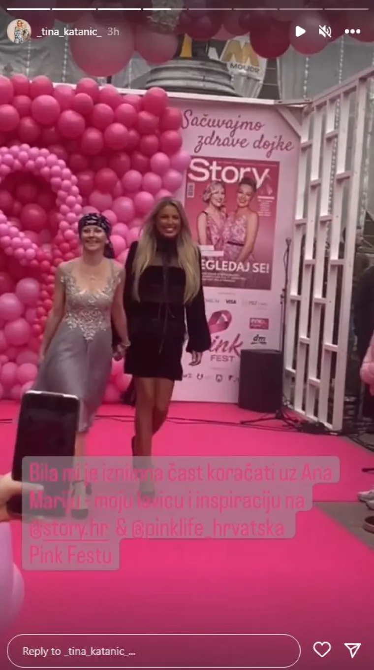 Tina Katanić prošetala modnom pistom u centru Zagreba iako joj to više nije običaj, a cilj je itekako plemenit