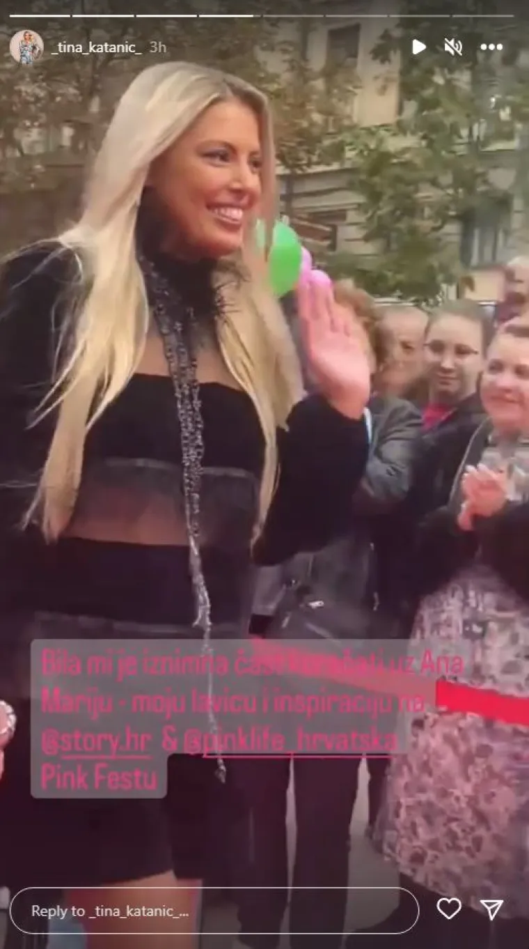 Tina Katanić prošetala modnom pistom u centru Zagreba iako joj to više nije običaj, a cilj je itekako plemenit