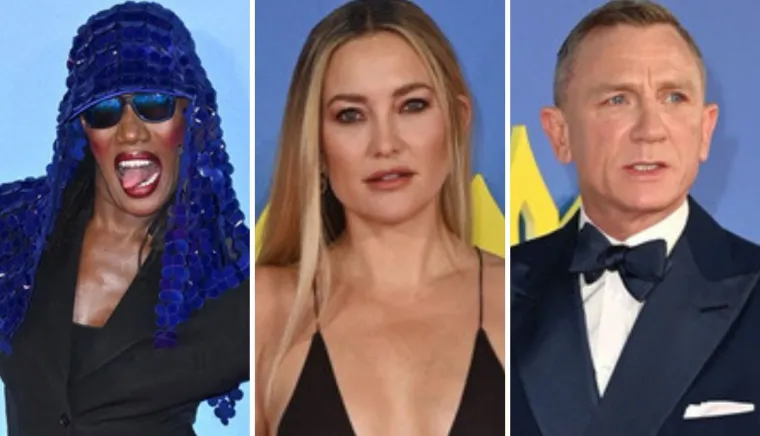 Grace Jones, Kate Hudson, Daniel Craig
