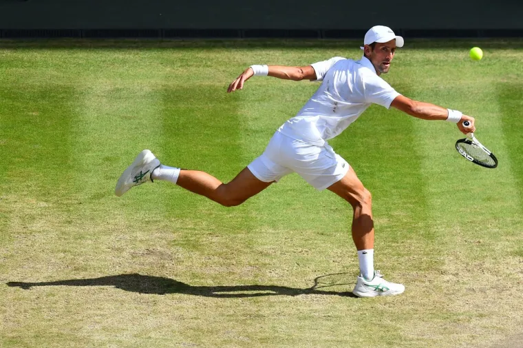 Gracioznost pokreta Novaka Đokovića.