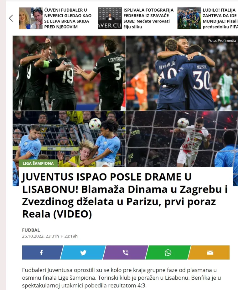 Regionalni mediji o porazu prvaka Hrvatske protiv Milana: 'Blamaža Dinama u Zagrebu, Milan je protutnjao'