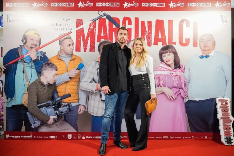 Matko Kne&scaron;aurek sa suprugom