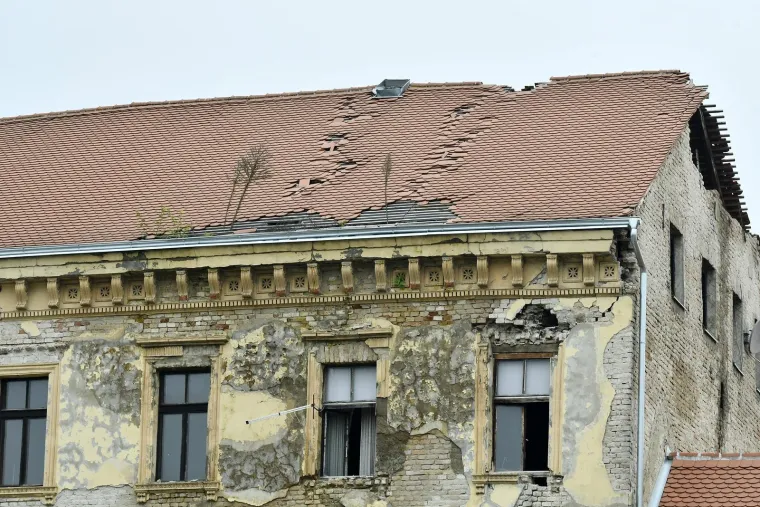 Koliko se dugo čeka obnova nakon potresa u Sisku? Iz jednog o&scaron;tećenog krova nikla su stabla
