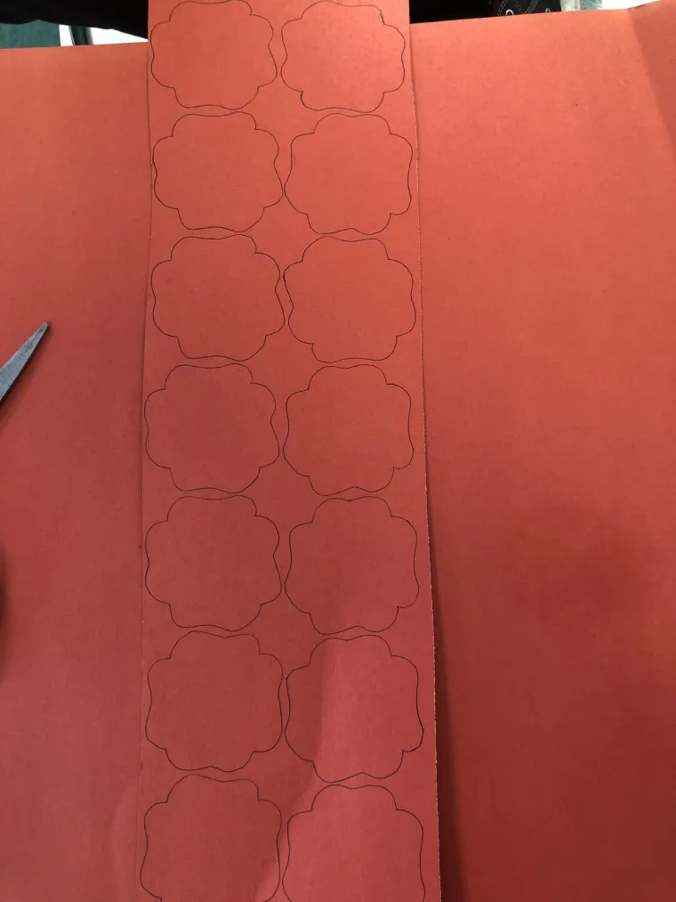 Ovi nacrtani obrisi maka se ne preklapaju.