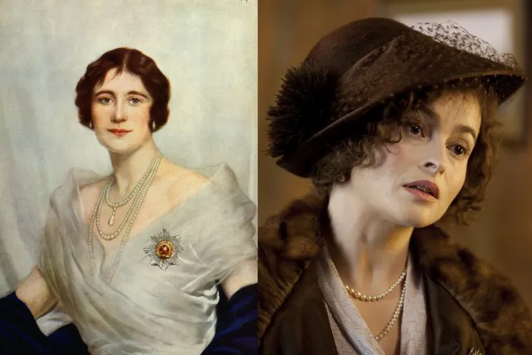 Helena Bonham Carter kao Lady Elizabeth Angela Marguerite Bowes-Lyon, Kraljica Elizabeth, kraljica majka