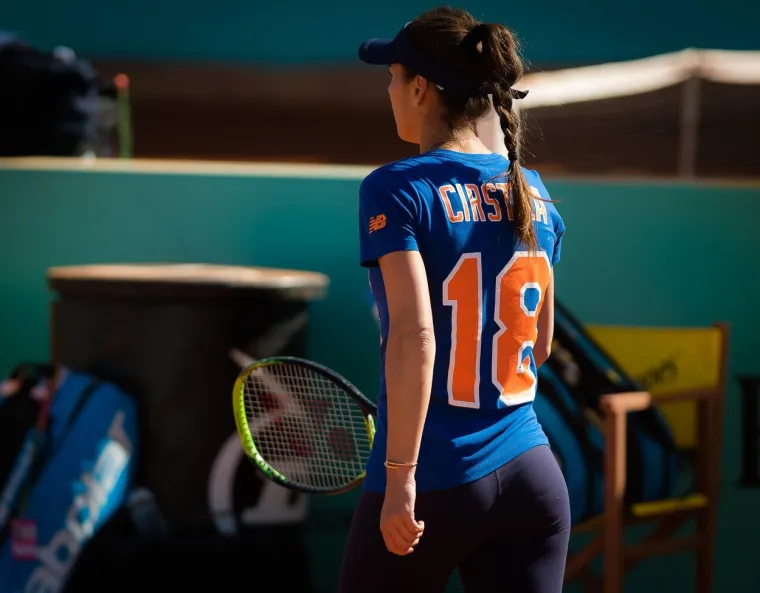 May 4, 2019 - Madrid, MADRID, SPAIN - Sorana Cirstea of Romania practices at the 2019 Mutua Madrid Open WTA Premier Mandatory tennis tournament, Image: 430844749, License: Rights-managed, Restrictions: , Model Release: no, Credit line: Profimedia, Zuma Press - News