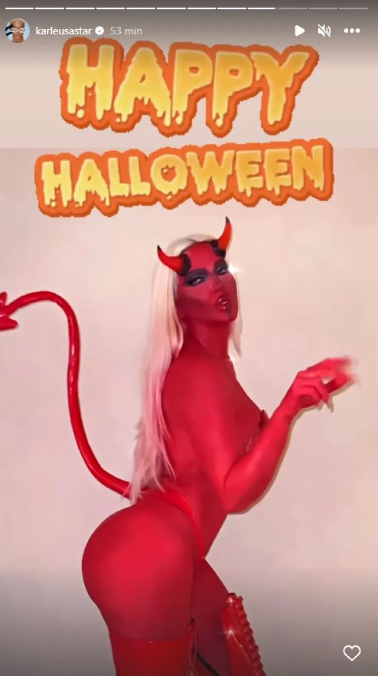 Jelena Karleuša osvanula kao vražica, cijela gola i obojena crvenom bojom: Jedni 'žele s njom u pakao', a drugi tvrde da je 'pukla odavno'