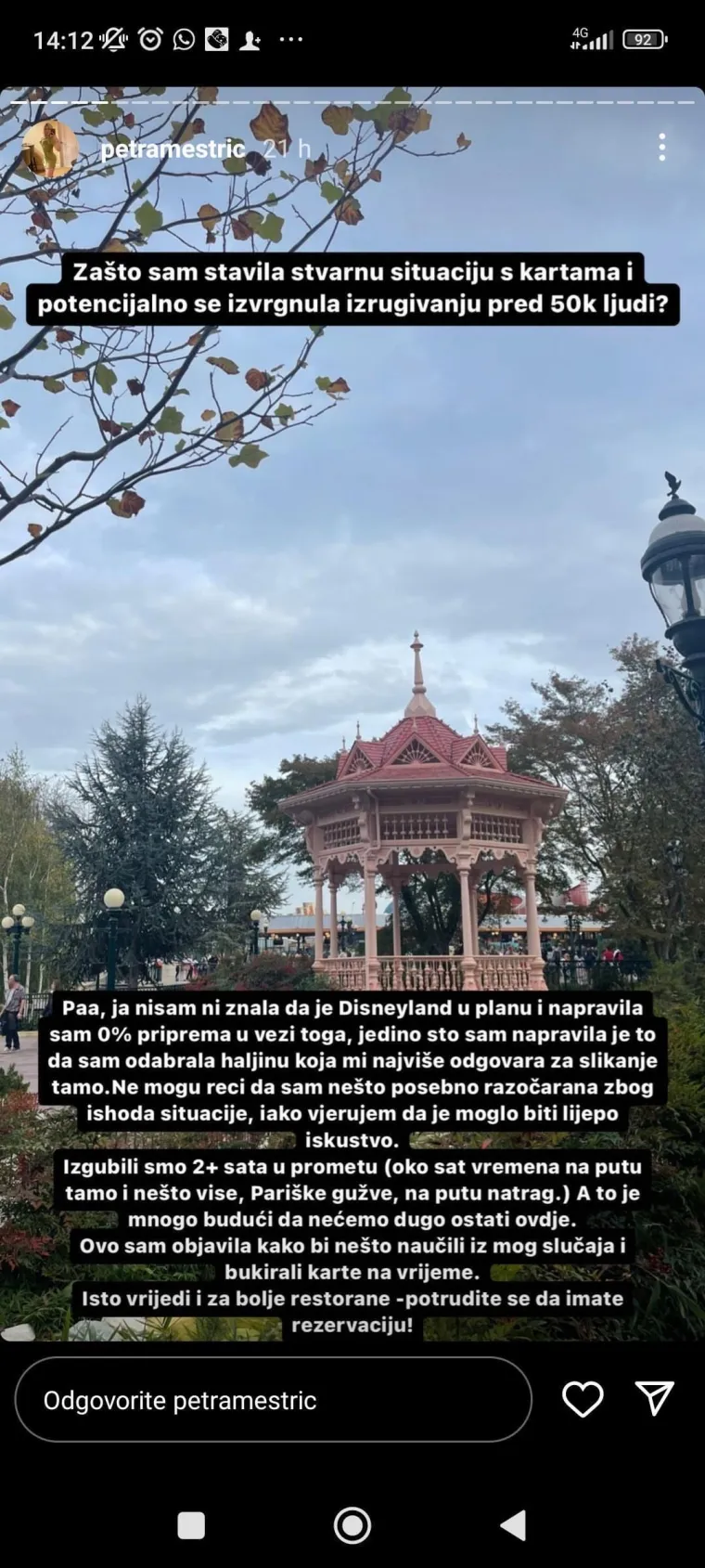 Najseksi hrvatsku liječnicu dočekao hladan tuš u Parizu, sve je snimila: 'Život nije Instagram, ne budi kao Petra!'