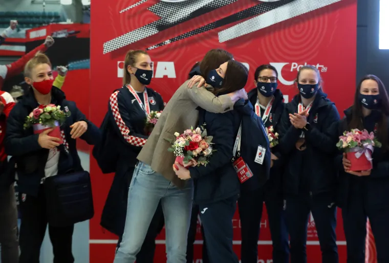 Mogu li Kraljice šoka ponoviti uspjeh iz Danske? Ovako je izgledao doček nakon bronce na EP-u