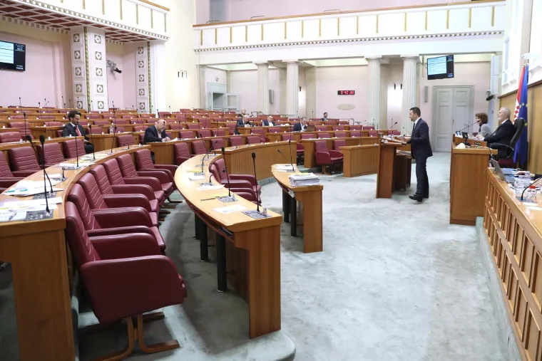 U Saboru danas samo slobodni govori i glasovanje