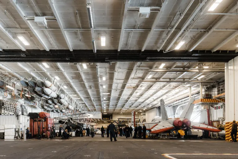 Moćni američki nosač aviona danas isplovljava: 'Ovaj brod je grad i sve &scaron;to vi radite u Splitu mi radimo ovdje na brodu'