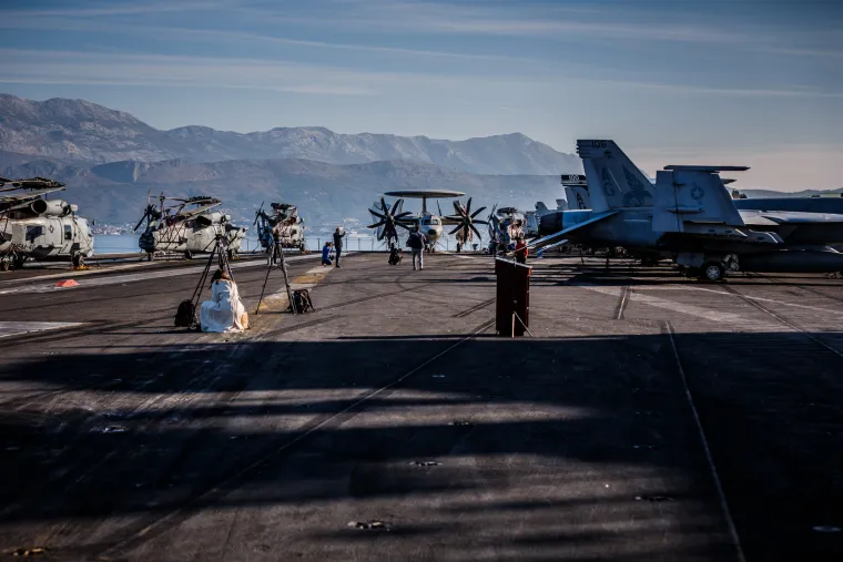 Novinari na američkoj grdosiji od 100.000 tona: 'U minuti i pol možemo lansirati 4 aviona'