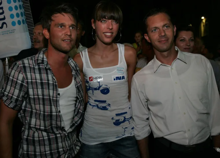 Blankina prva ljubav bio je pjevač Luka Nižetić s kojim je čak i&scaron;la i u osnovnu &scaron;kolu. "Nikad nismo službeno bili par. No obostrana simpatija zasigurno je postojala. A tu i tamo pao bi koji poljubac. Mislim da me s Lukom najvi&scaron;e vezao isti smisao za humor, znali smo se neprestano cerekati oko nekih stvari koje su samo nama bile smije&scaron;ne", rekla je za Slobodnu Dalmaciju.