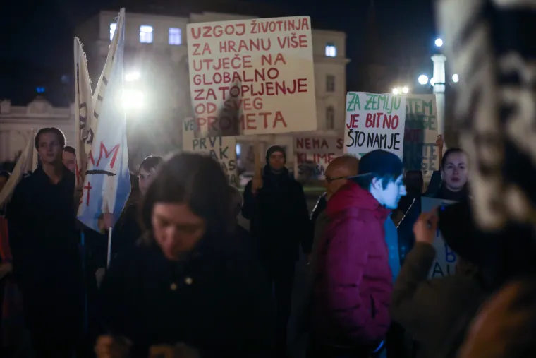 Klimatski mar&scaron; u Zagrebu: Nemamo planet B! Hrvatska je u Europi među najugroženijima!