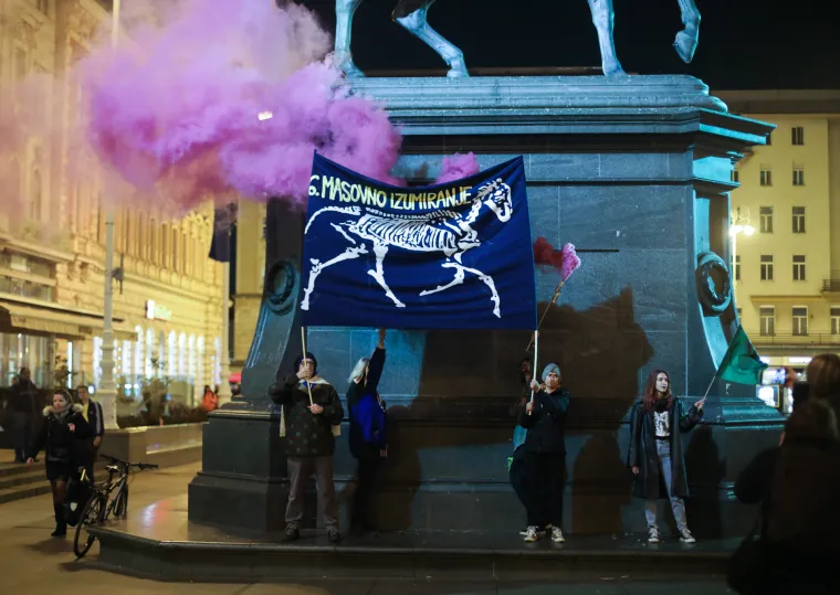 Klimatski mar&scaron; u Zagrebu: Nemamo planet B! Hrvatska je u Europi među najugroženijima!