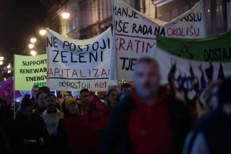 Klimatski mar&scaron; u Zagrebu: Nemamo planet B! Hrvatska je u Europi među najugroženijima!