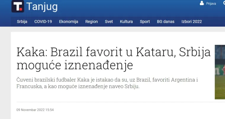 San, java ili stvarnost? Srpski mediji u transu 11 dana pred početak SP-a zbog bombastične izjave legende: 'Mnogo smo jaki'