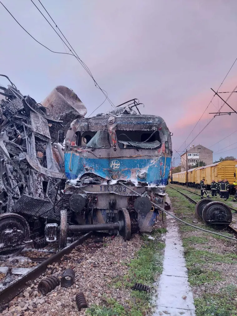 Željeznička nesreća kod Rijeke: Pogledajte fotografije s mjesta događaja