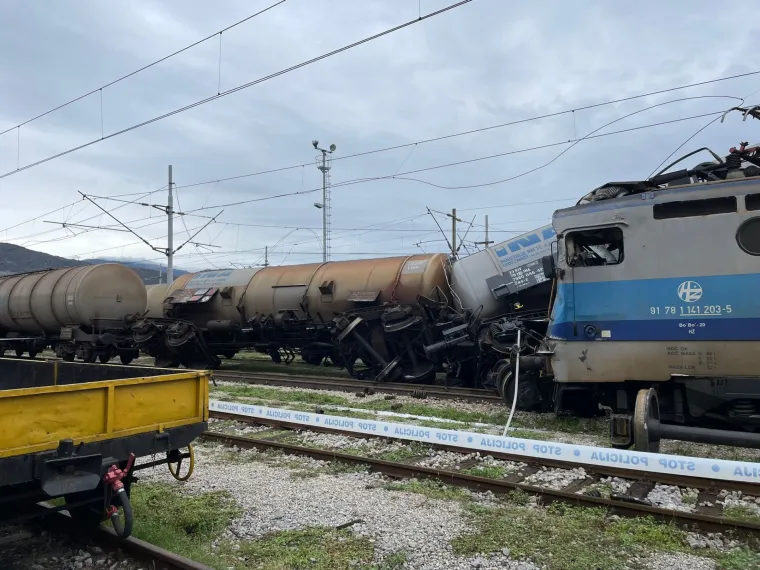 Željeznička nesreća kod Rijeke: Pogledajte fotografije s mjesta događaja