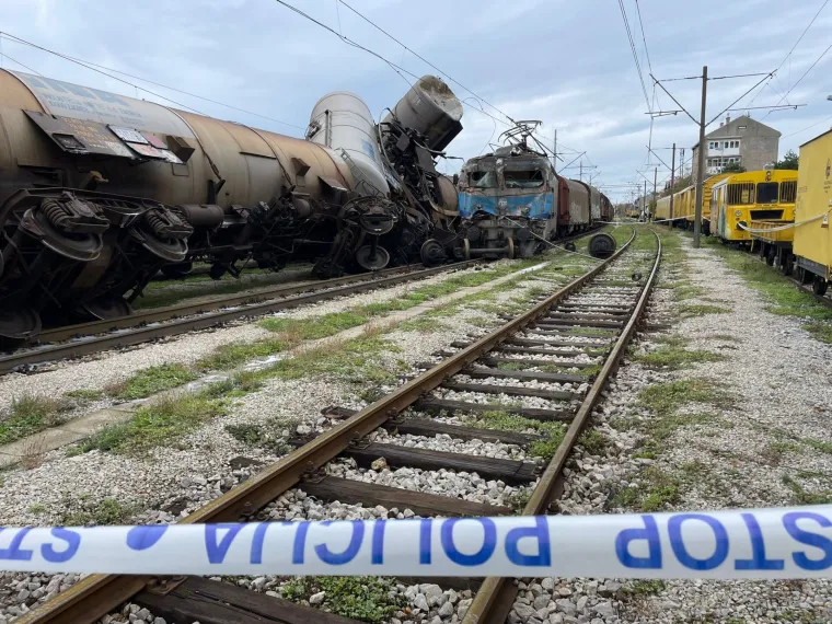 Željeznička nesreća kod Rijeke: Pogledajte fotografije s mjesta događaja
