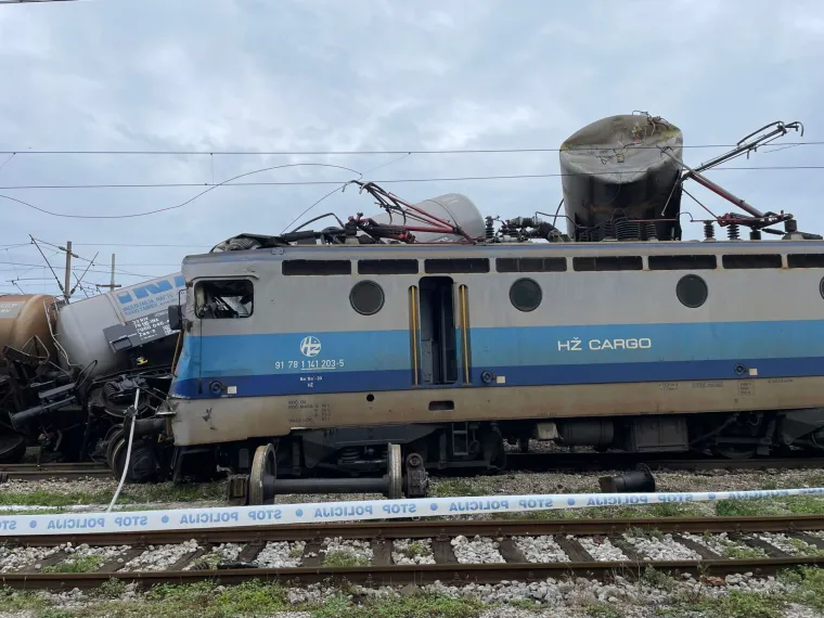 Željeznička nesreća kod Rijeke: Pogledajte fotografije s mjesta događaja
