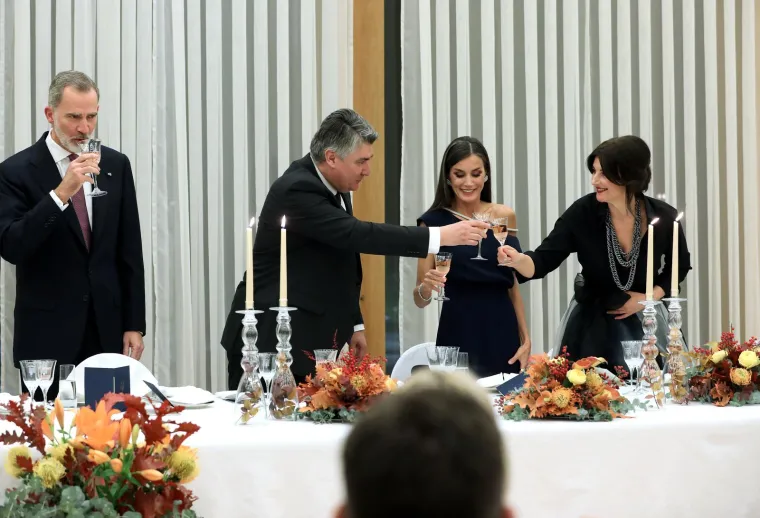 Zoran Milanović, kraljica Letizia, Sanja Musić Milanović