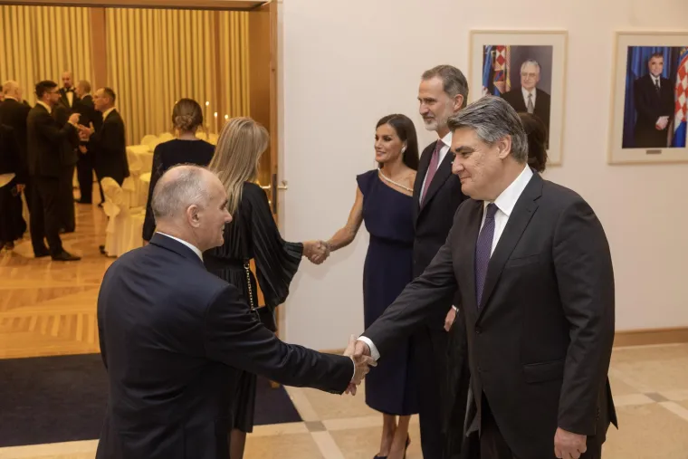 Zoran Milanović, kraljica Letizia, kralj Filip VI.