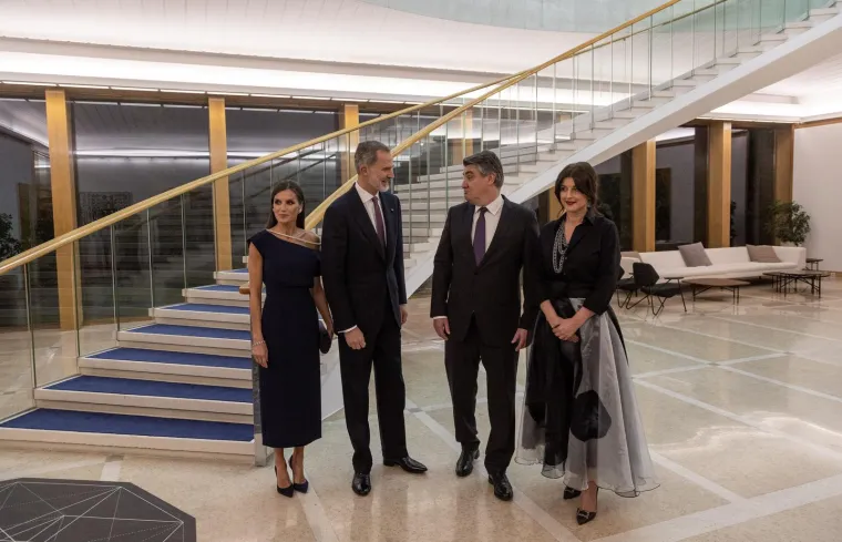 Zoran Milanović, kraljica Letizia, kralj Filip VI., Sanja Musić Milanović