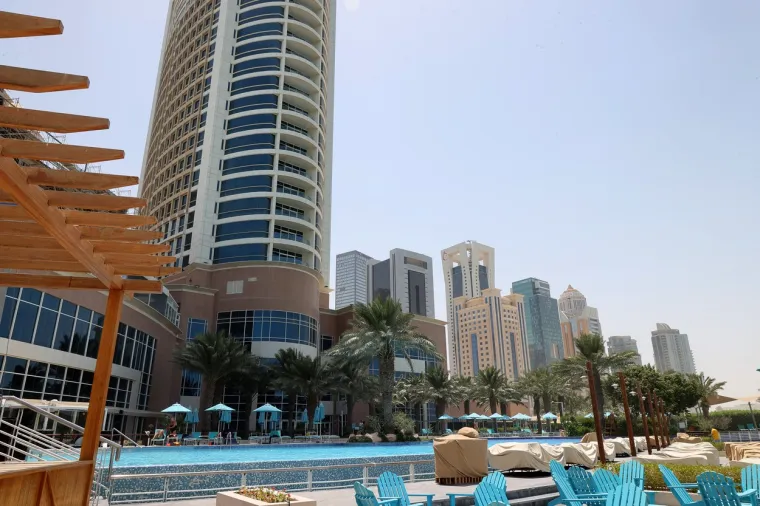 Nakon slijetanja u Dohu Vatreni su stigli u superluksuzni hotel, ali tamo se nisu dugo zadržali