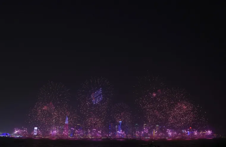 Kadrovi Dohe noć prije početka SP-a