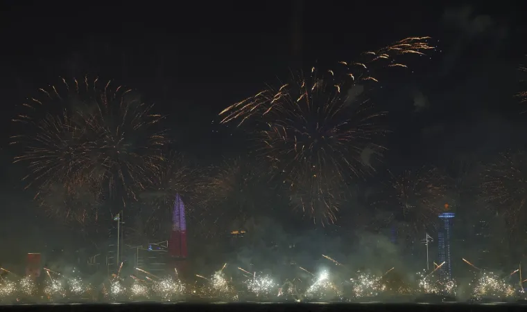 Kadrovi Dohe noć prije početka SP-a