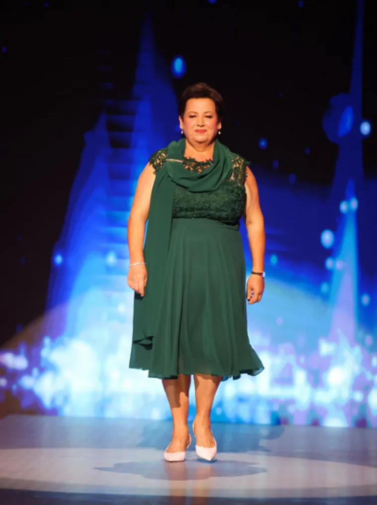 Na finalnom vaganju, izgubila je čak 30,3 kilograma, točnije 24,9% njene početne tjelesne mase.