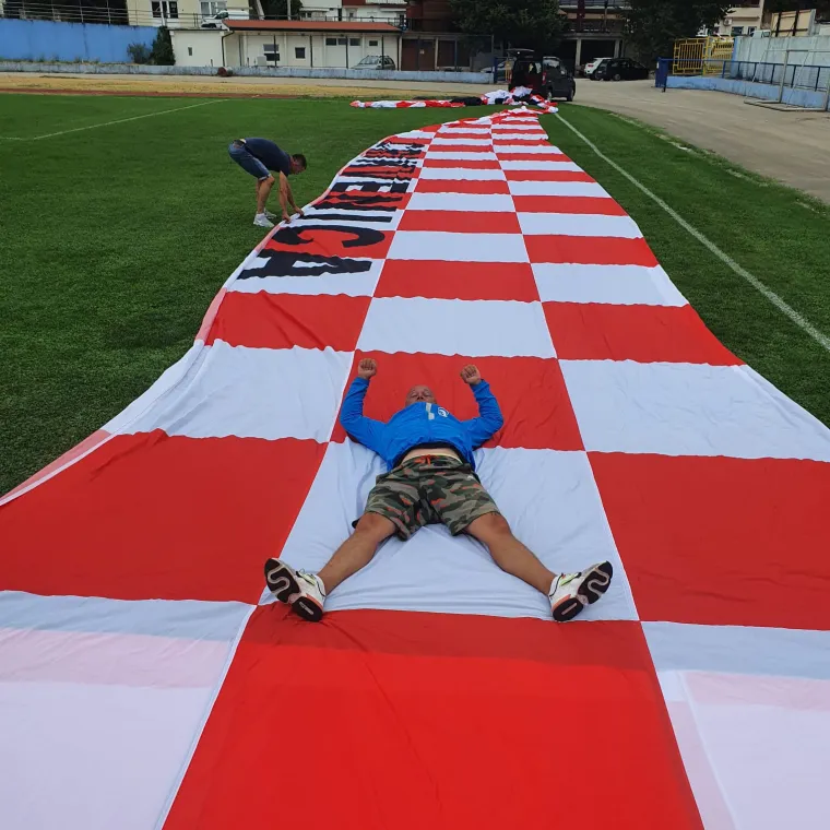 VELIKA GALERIJA Hrvatska navijačka zastava dulja od 200 metara stiže u Katar na SP!