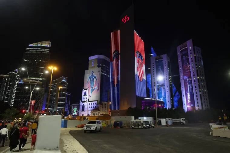 Epski prizor iz Katara koji će razveseliti sve Hrvate: Pogledajte što je zasjalo na neboderu u Dohi