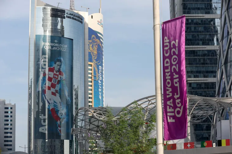 Epski prizor iz Katara koji će razveseliti sve Hrvate: Pogledajte što je zasjalo na neboderu u Dohi