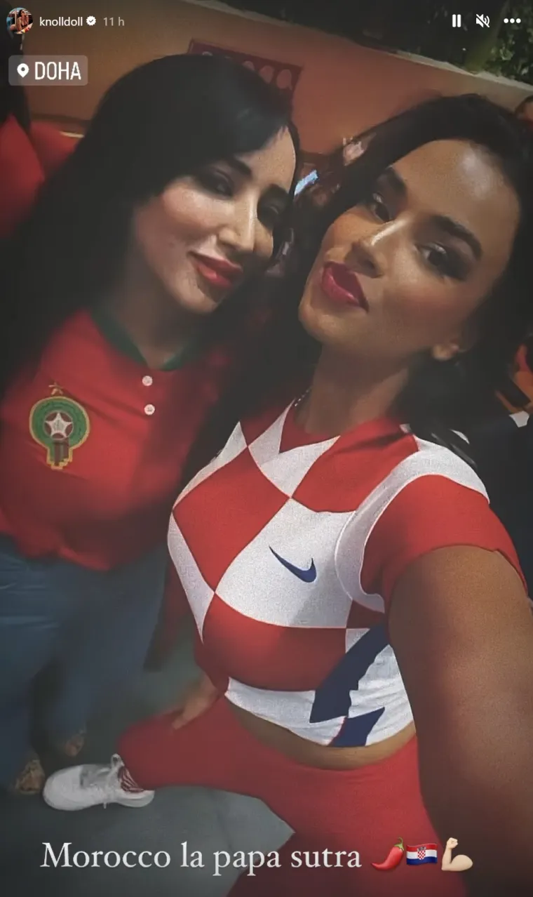 Bit će vruće na tribinama: Ivana Knoll pokazala u čemu će bodriti Vatrene, a poslala je i poruku Marokancima