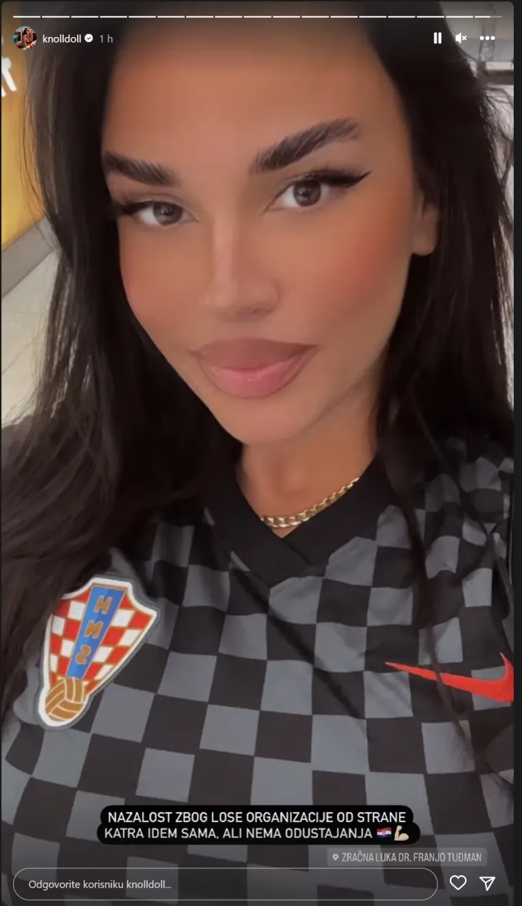 Britanski mediji pi&scaron;u o Hrvatici, najzgodnijoj navijačici SP-a, a ona otkrila za&scaron;to je u Katar do&scaron;la s brutalnim dekolteom