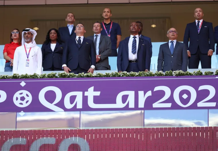 Elita u VIP loži na utakmici Hrvatske i Maroka: Infantino, Wenger i legenda Vatrenih