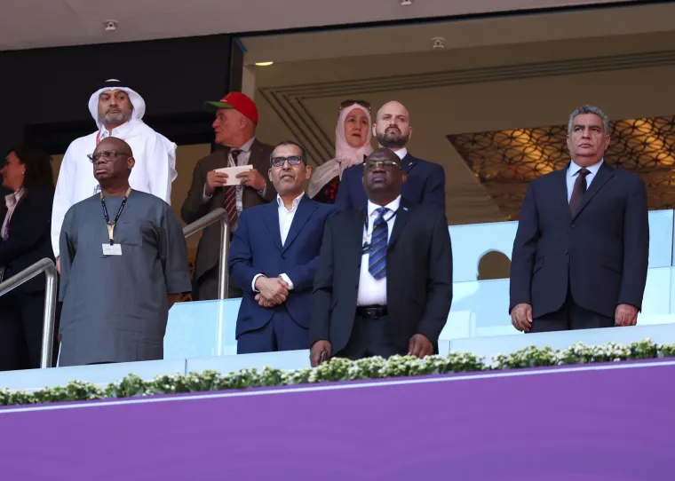 Elita u VIP loži na utakmici Hrvatske i Maroka: Infantino, Wenger i legenda Vatrenih