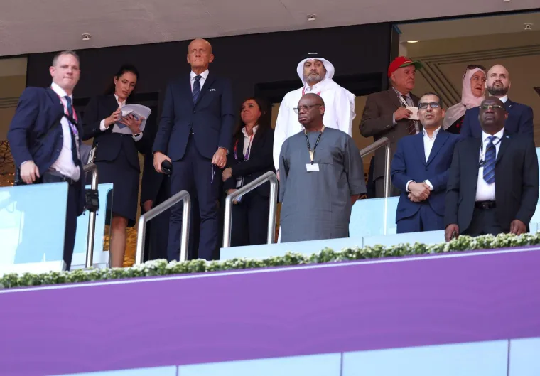 Elita u VIP loži na utakmici Hrvatske i Maroka: Infantino, Wenger i legenda Vatrenih