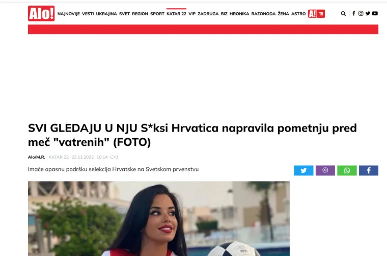 Hrvatska ljepotica bacila sve u trans, a pogotovo Srbe. Tuku se tko će joj dati bolje epitete